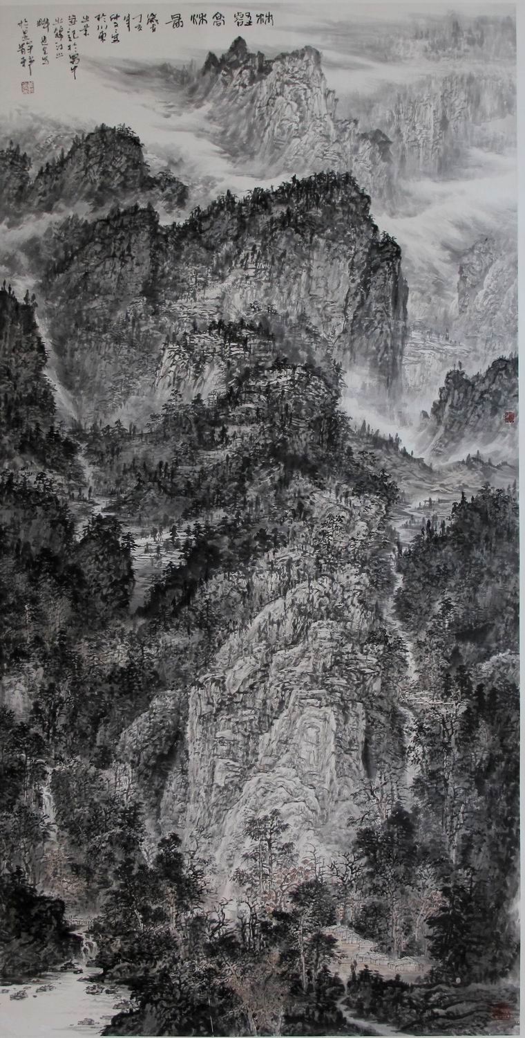林壑高秋圖